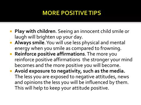 Develop a positive attitude to decrease your stress | PPT