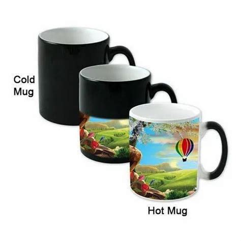 Black Printed Sublimation Magic Mug For Gifting At 90 Piece In Bhopal