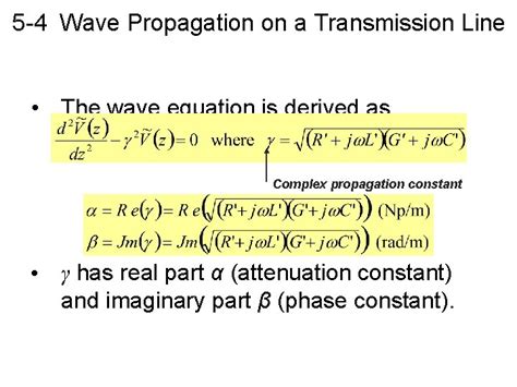 Chapter 4 1 Transmission Lines A Transmission Line