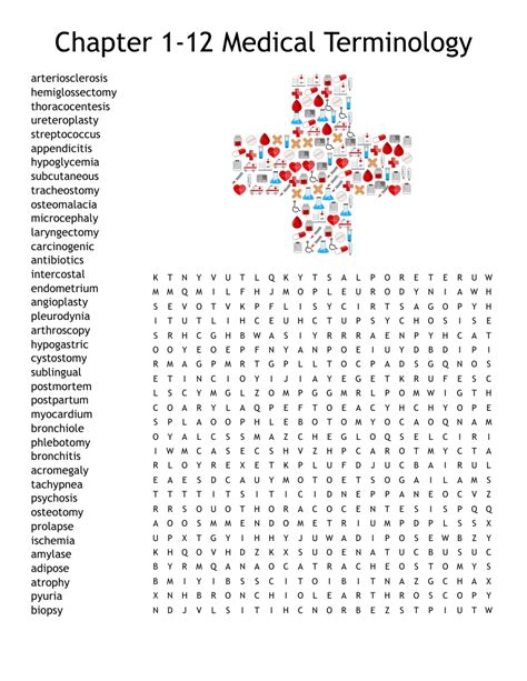 Free Printable Medical Word Search Printable Templates