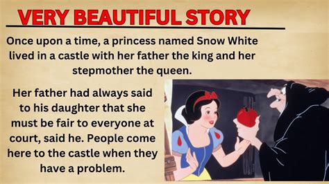 Learn English Through Story Level 1 💖 Snow White And The Seven Dwarfs