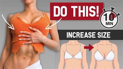 10 Min Boob Lift Increase Chest Size Naturally No Equipment Home