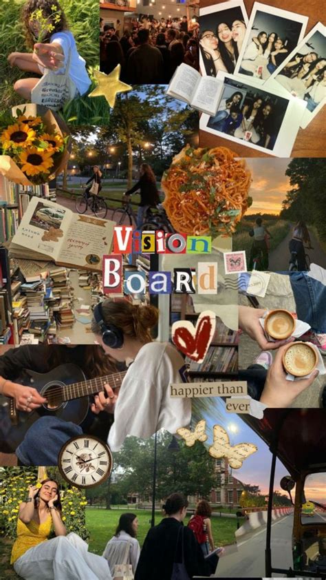 collage   life good collage collages  pinterest vision board