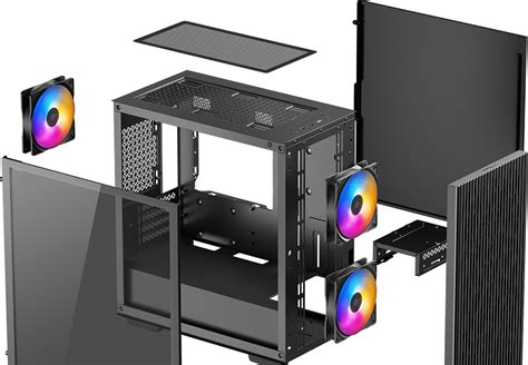 Case Deepcool MATREXX 40 3FS 3 fan RGB Thế Giới PC