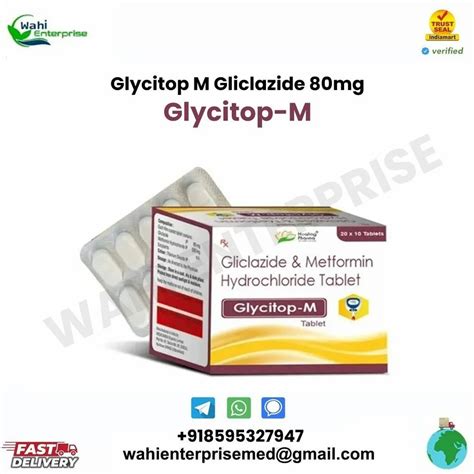 Glycitop M Gliclazide Mg Packaging Size At Rs Stripe In