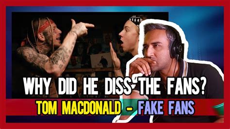 Pakistani Rapper Reacts To Tom Macdonald Fake Fans Diss Youtube