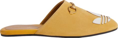 Buy Adidas X Gucci Wmns Trefoil Slipper Yellow Suede 702211 De8x0