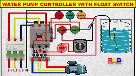 Single Phase Water Pump Motor Wiring Diagram Electric Water