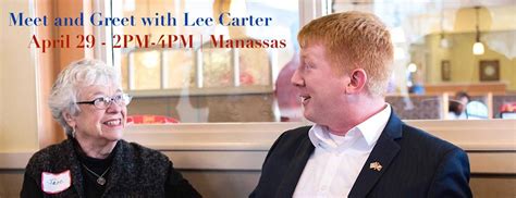 Meet And Greet With Lee Carter Saturday April 29 2 4 Pm In Manassas