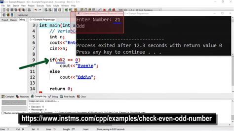 Even Odd Number Check C Programs