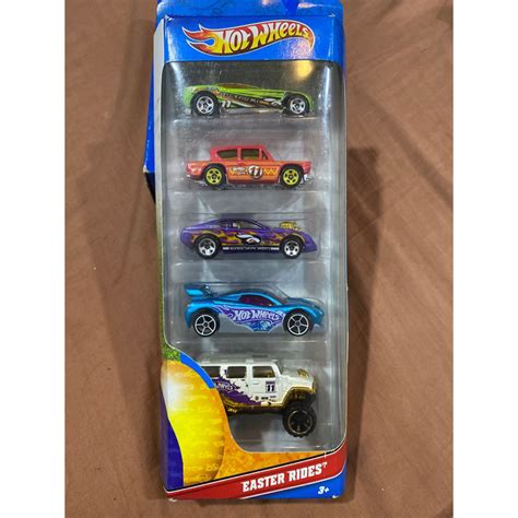 Hot Wheels Easter Rides 5 Gift Pack Target Torque Screw Ford Anglia 105E Overbored 454 MS T