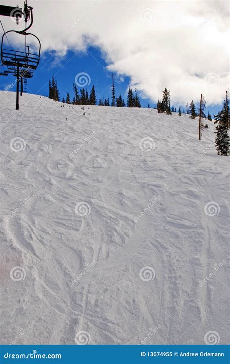 ski run stock image image  outdoors winter mountain