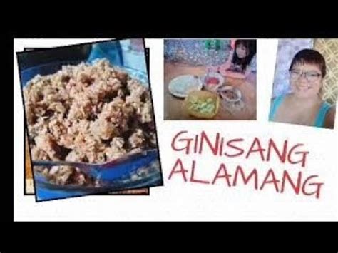 Ginisang Alamang Appetizer Jenevels Kitchen Youtube