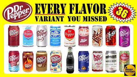 Every Dr Pepper Flavor Variant You Missed 1885 2024 The 36 Flavor