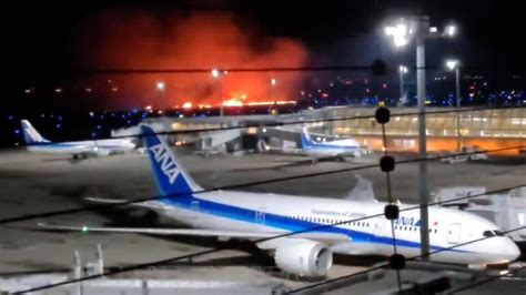 Japan Airlines Jet Bursts Into Flames After Collision With Earthquake