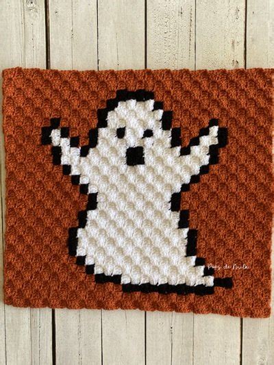 Crochet Halloween C2C Squares Pops De Milk Fun And Nerdy Crochet