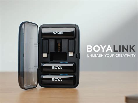 Boya Link All In One Design Wireless Microphone System Boya