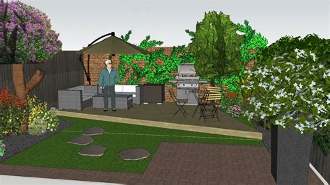 Garden Design With Decking 3d Warehouse