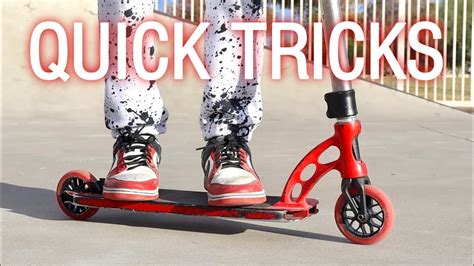 Learning Quick Easy Scooter Tricks Youtube