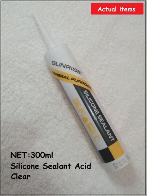 Silicone Sealant Sunrise Silicone Sealant Clear Ml Sunrise Caulking