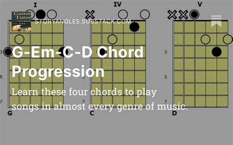 G Em C D Chord Progression By C L Nichols