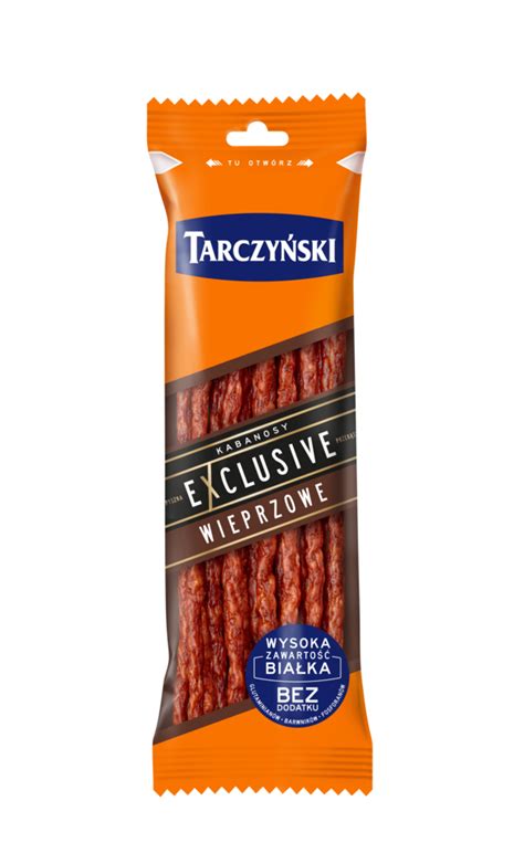 Kabanosy Exclusive Wieprzowe producenta Tarczyński