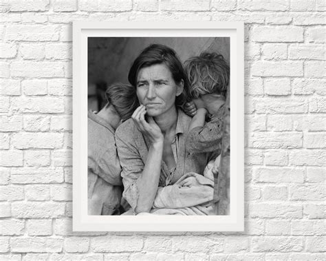 Migrant Mother Dorothea Lange FSA Depression Era Circa