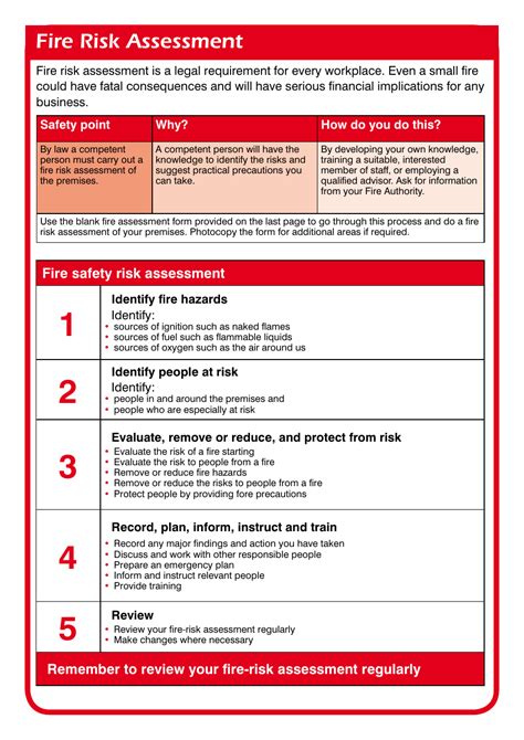 Fire Risk Assessment Template Download Printable Pdf Templateroller