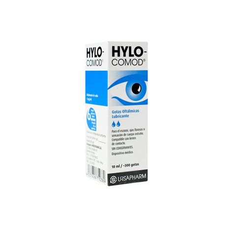 Hylo Comod 1Mg Ml Solución Oftálmica Frasco 10 mL Boticas Hogar y Salud