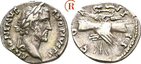 R Mische Kaiserzeit Antoninus Pius N Chr Denar N Chr