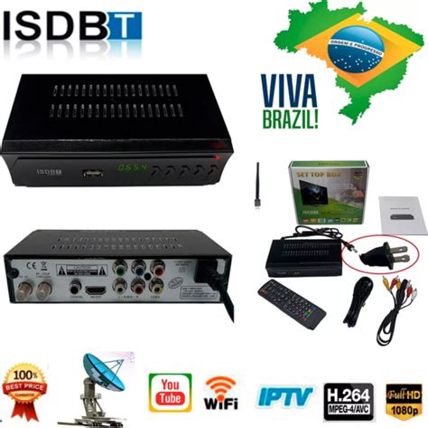 CATOO ISDB T Digital TV BOX TV Plus With Antenna Home Media Player