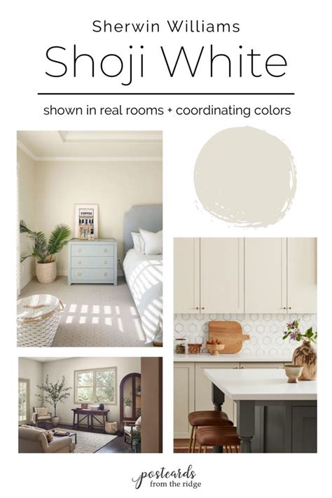 Sherwin Williams Shoji White Review & Color Palettes | Shoji white ...