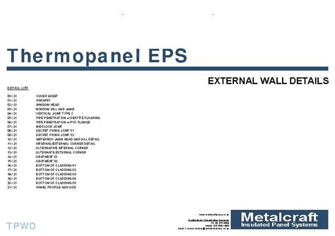 ThermoPanel EPS By Metalcraft Insulated Panels EBOSS