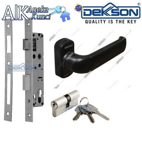 Jual Handle Pintu Aluminium Dekson Lhr 0816 Hitam Handle Roses Gagang