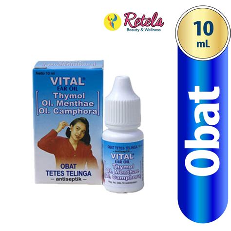 Jual Vital Ear Oil Obat Tetes Telinga 10 Ml Shopee Indonesia