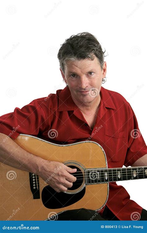 Mature Rocker Stock Image Image Of Handsome Instrument