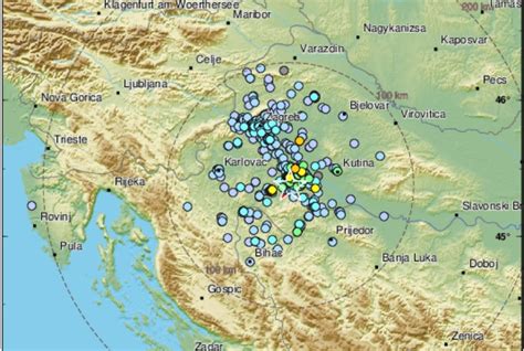 Noćas novi potres jačine 3 9 po Richteru kod Petrinje Seizmolog Tlo