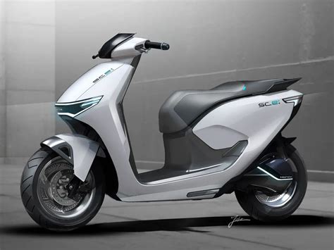 Honda Reveals Sc E Electric Motorcycle With A 100 Km Range At Eicma