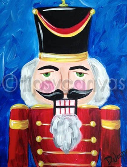 Nutcracker Painting Christmas Paintings Christmas Canvas Christmas Paintings On Canvas