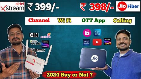 Airtel Xstream Fiber Plan 399 Jio Backup Plan 398 Buy Or No In 2024