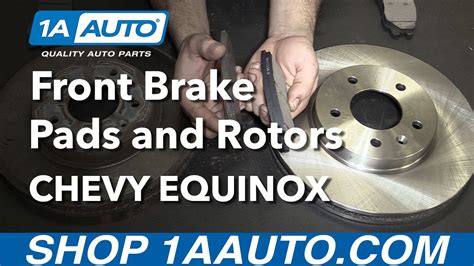 How To Replace Front Brake Pads And Rotors 07 09 Chevy Equinox YouTube