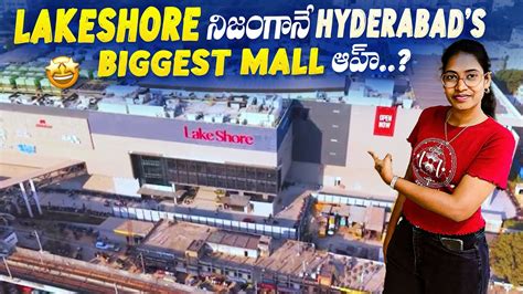 shopping mall  hyderabad lakeshore mall mounikarajesh vlogs
