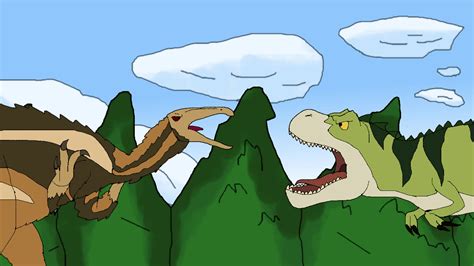 Deinocheirus Vs Tarbosaurus Jw Hh Style By Francoraptor2018 On Deviantart