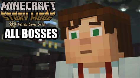 Minecraft Story Mode All Bosses YouTube