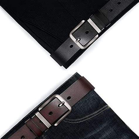 VRLEGEND Gürtel Herren Ledergürtel 110 180cm Leder Jeansguertel