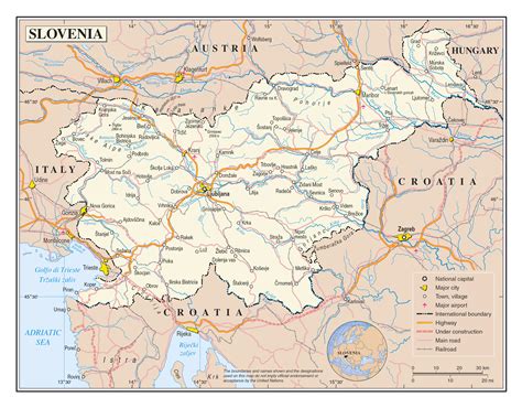 Grande Detallado Mapa Pol Tico De Eslovenia Con Carreteras