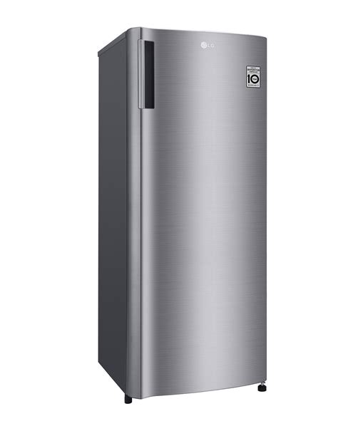 171l Vertical Freezer In Platinum Silver Finish Gn 304slbt Lg My