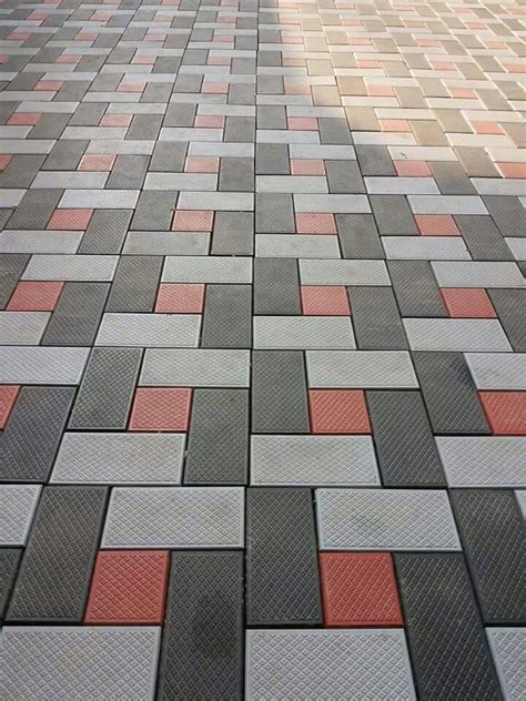 Concrete Rectangular Ultra Pavers Tiles For Pavement And Landscaping