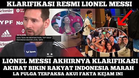 Klarifikasi Lionel Messi Sampaikan Fakta Baru Usai Ogah Datang Ke