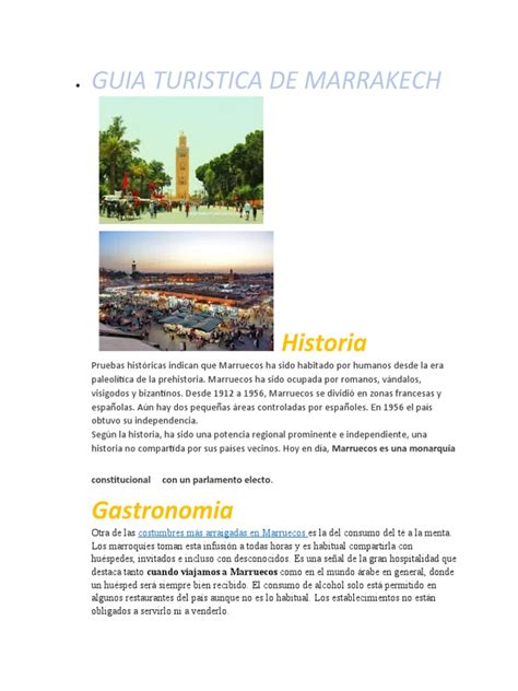 Guía Turística | PDF 